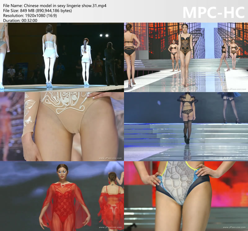 Chinese model in sexy lingerie show.31